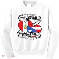 Peruvian Puerto rican Half Peruvian half Puerto rican Kids Sweatshirt thumb 0