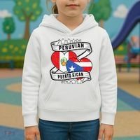 Peruvian Puerto rican Half Peruvian half Puerto rican Kids Hoodie thumb 3