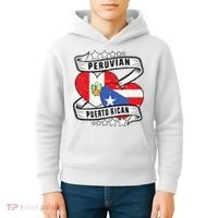 Peruvian Puerto rican Half Peruvian half Puerto rican Kids Hoodie thumb 4