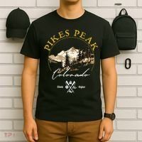 Pikes Peak Retro Vintage Pikes Peak Souvenir T-Shirt thumb 6