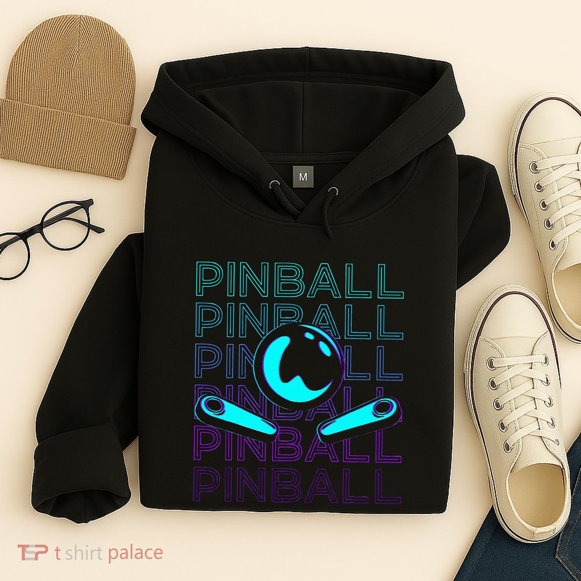 Pinball Player Retro Hoodie