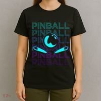 Pinball Player Retro T-Shirt thumb 4