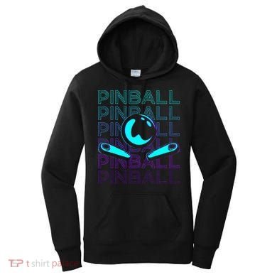 Pinball Player Retro Women's Hoodie