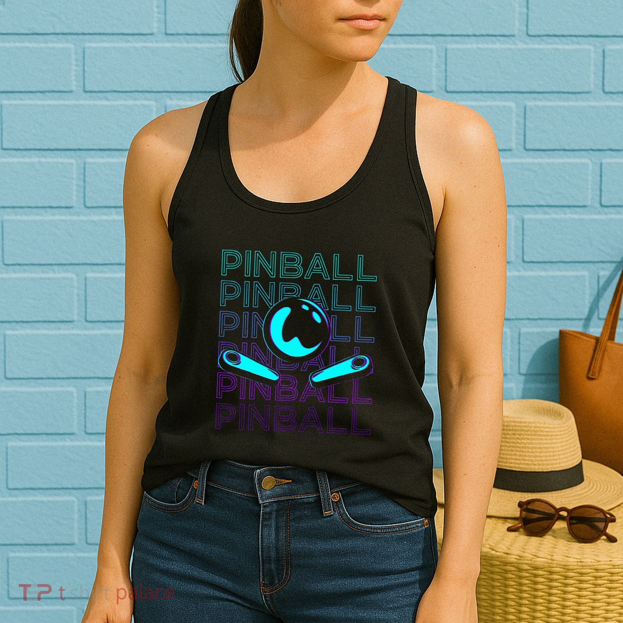 Pinball Player Retro Women's Tank Top