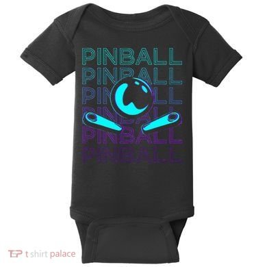 Pinball Player Retro Baby Bodysuit
