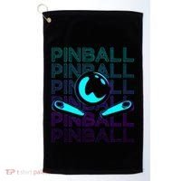 Pinball Player Retro Golf Towel thumb 0