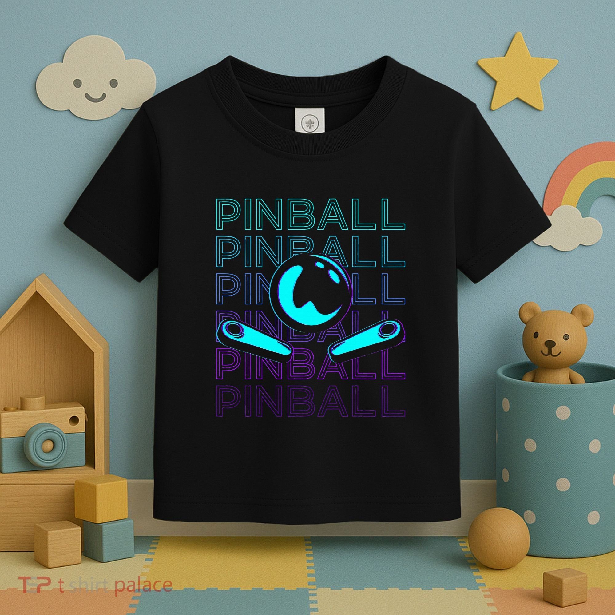 Pinball Player Retro Toddler T-Shirt