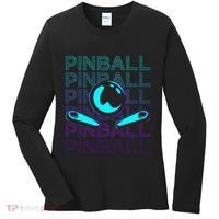 Pinball Player Retro Women's Long Sleeve Shirt thumb 0