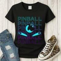 Pinball Player Retro Women's T-Shirt thumb 3