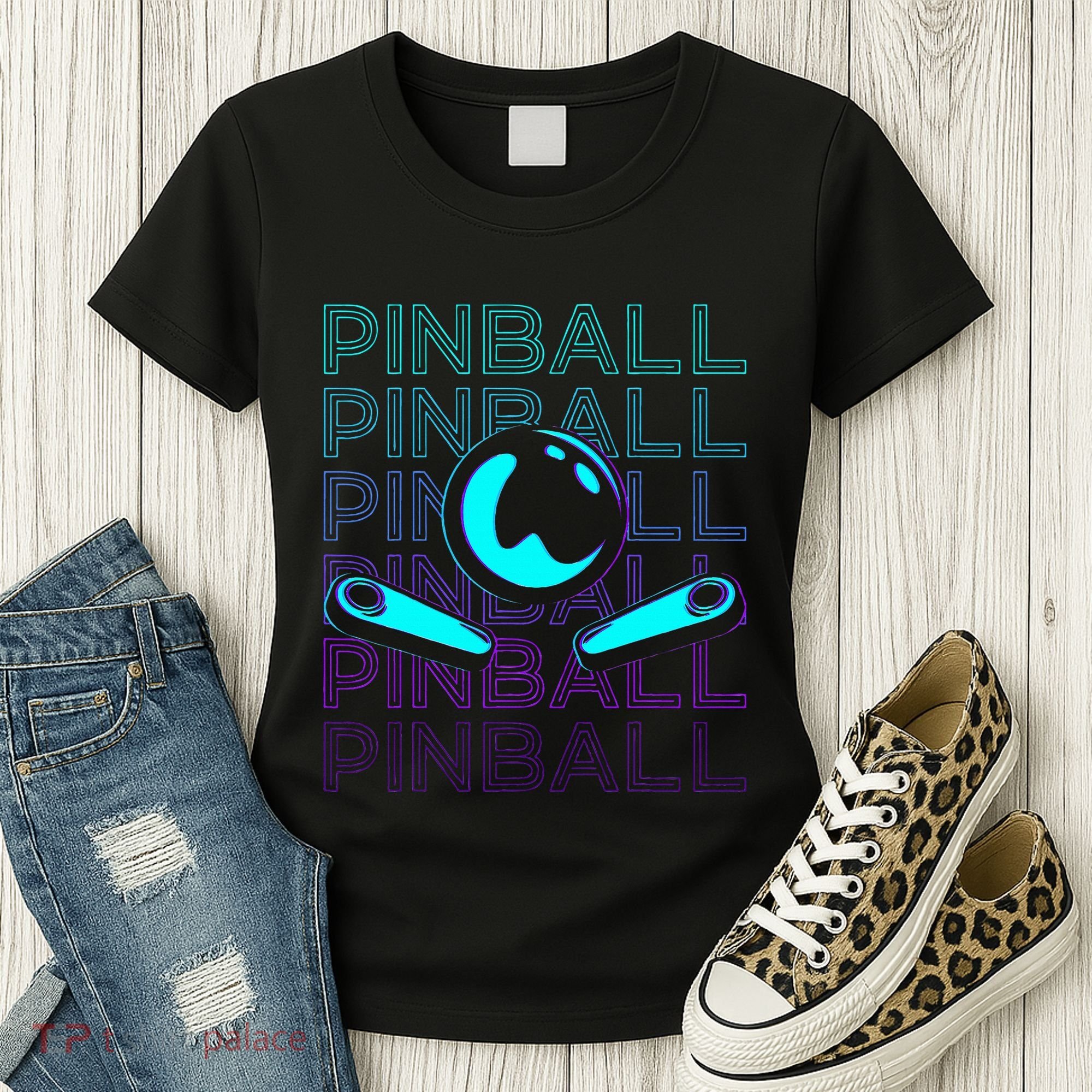 Pinball Player Retro Women's T-Shirt