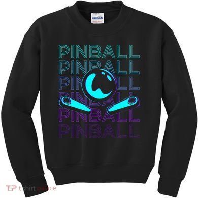 Pinball Player Retro Kids Sweatshirt