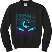 Pinball Player Retro Kids Sweatshirt thumb 0