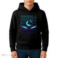 Pinball Player Retro Kids Hoodie thumb 4
