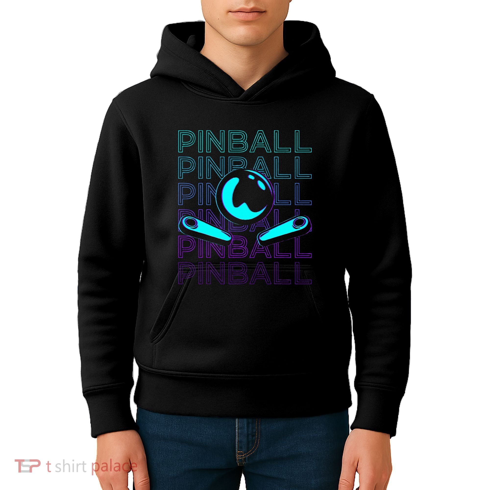 Pinball Player Retro Kids Hoodie