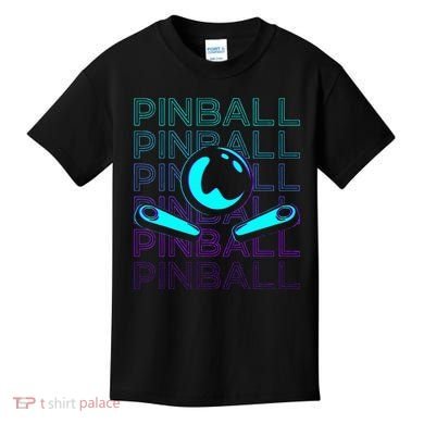 Pinball Player Retro Kids T-Shirt