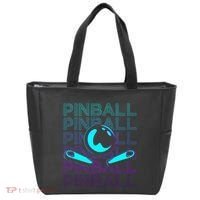 Pinball Player Retro Tote Bag thumb 0