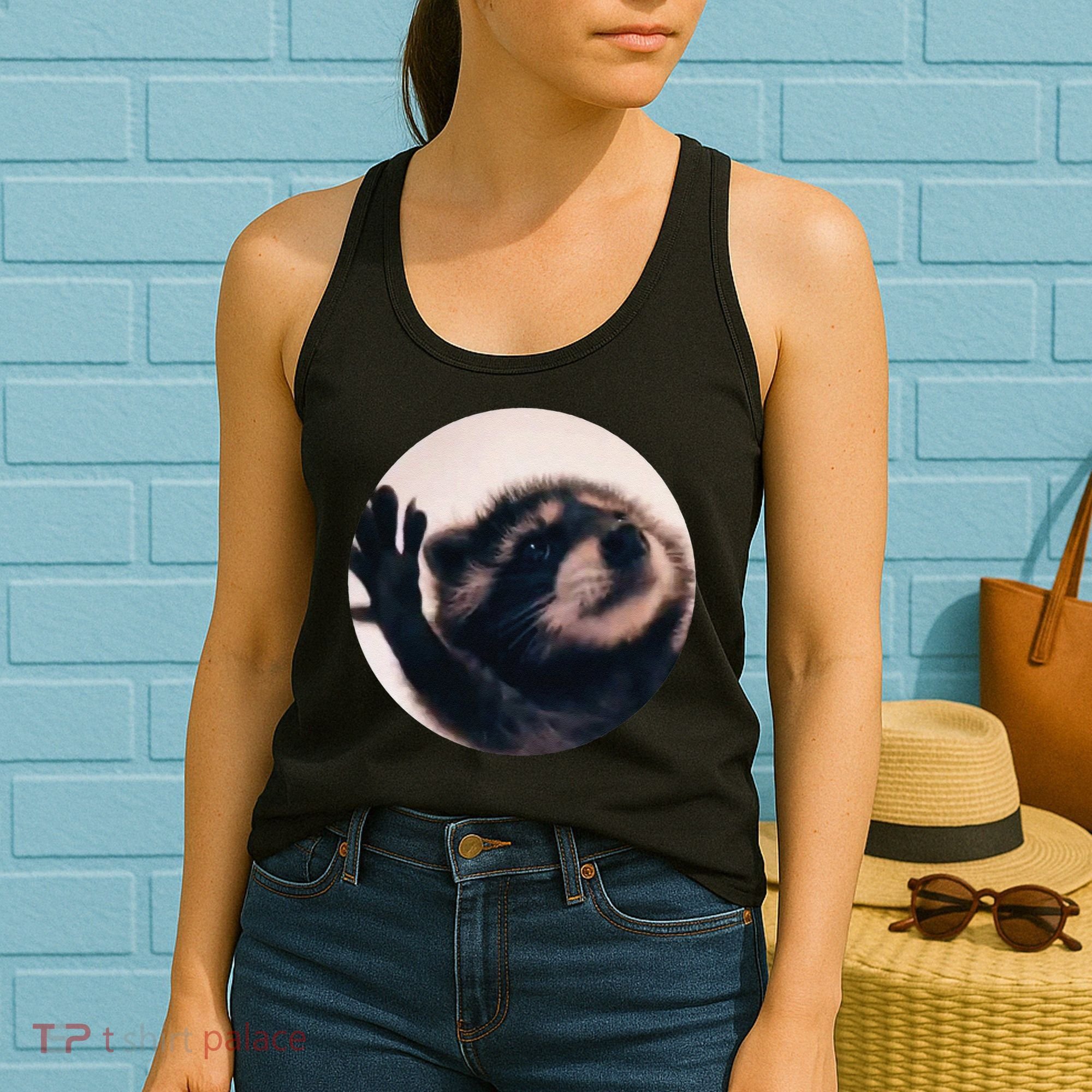 Pedro Pedro Racoon Dance Popular Internet Meme Racoon Day Women's Tank Top