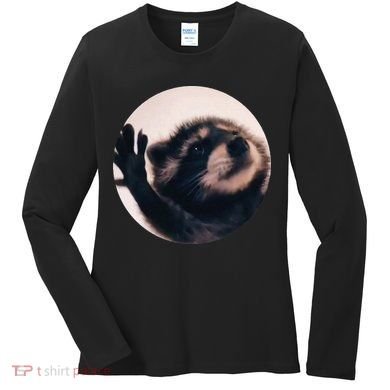 Pedro Pedro Racoon Dance Popular Internet Meme Racoon Day Women's Long Sleeve Shirt