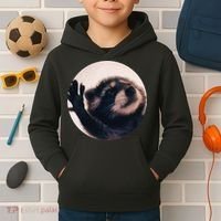 Pedro Pedro Racoon Dance Popular Internet Meme Racoon Day Kids Hoodie thumb 2