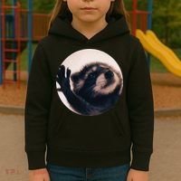 Pedro Pedro Racoon Dance Popular Internet Meme Racoon Day Kids Hoodie thumb 3