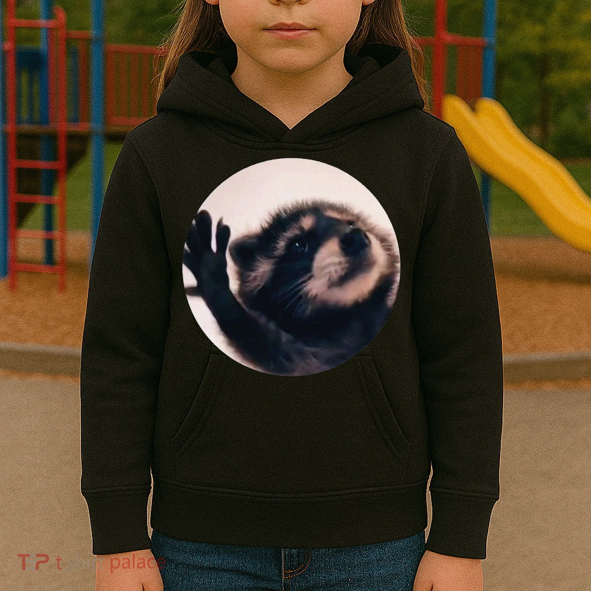 Pedro Pedro Racoon Dance Popular Internet Meme Racoon Day Kids Hoodie