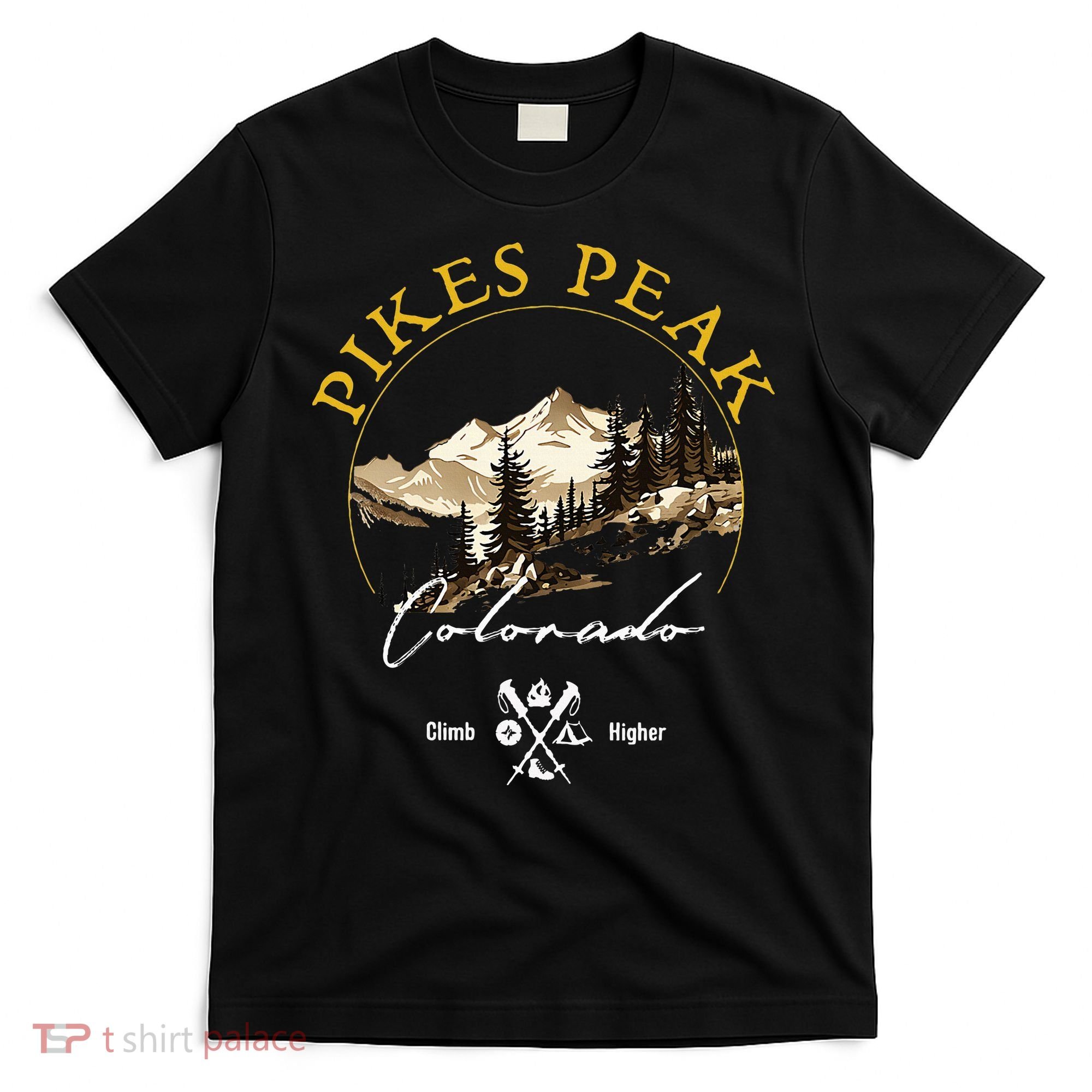 Pikes Peak Retro Vintage Apparel Pikes Peak Souvenir T-Shirt
