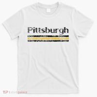 Pittsburgh Pennsylvania Retro Vintage Weathered Throwback T-Shirt thumb 0
