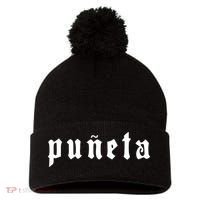Puñeta Puerto Rico Pom Pom 12in Knit Beanie thumb 0