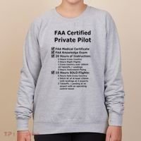 Private Pilot Requirements & Completion Checks Women's Sweatshirt thumb 0