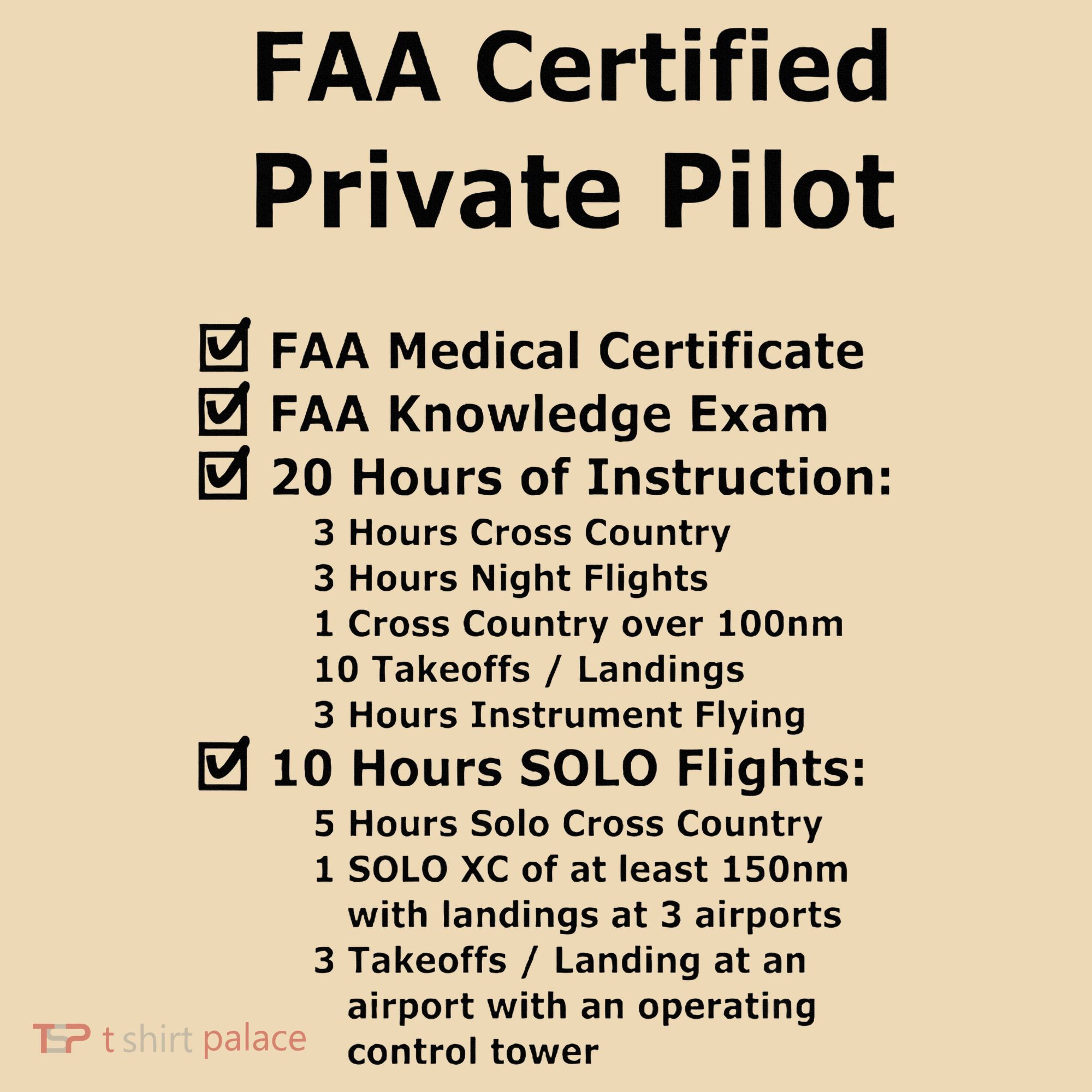 Private Pilot Requirements & Completion Checks Tote Bag