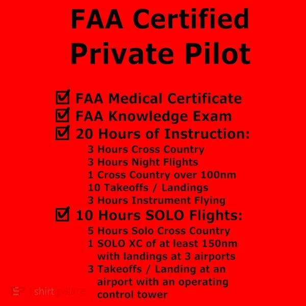 Private Pilot Requirements & Completion Checks Santa Hat