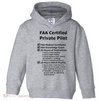 Private Pilot Requirements & Completion Checks Toddler Hoodie thumb 0