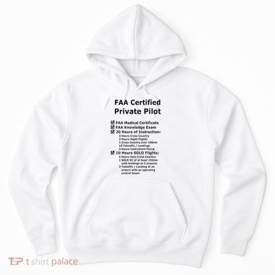 Private Pilot Requirements & Completion Checks Hoodie