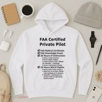 Private Pilot Requirements & Completion Checks Hoodie thumb 3