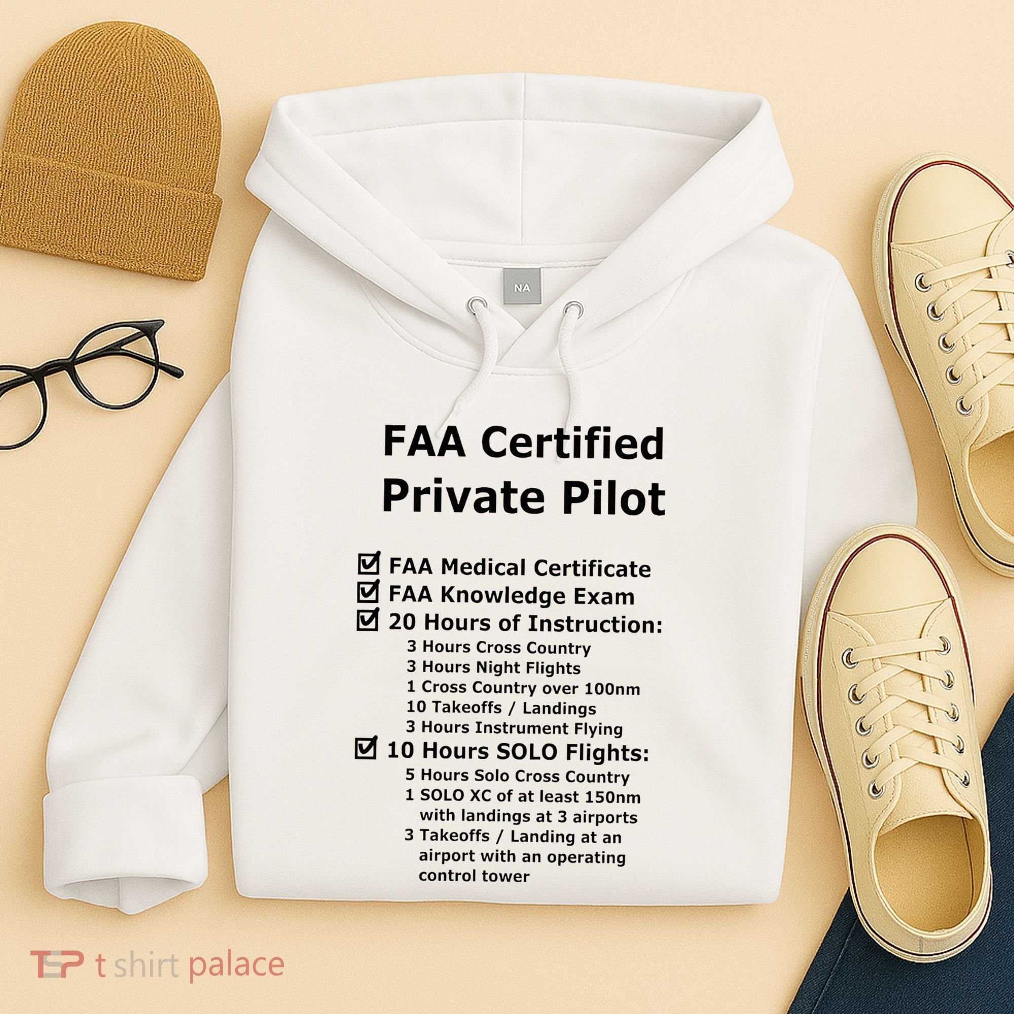 Private Pilot Requirements & Completion Checks Hoodie