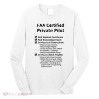 Private Pilot Requirements & Completion Checks Long Sleeve Shirt thumb 0