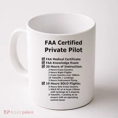 Private Pilot Requirements & Completion Checks Coffee Mug
