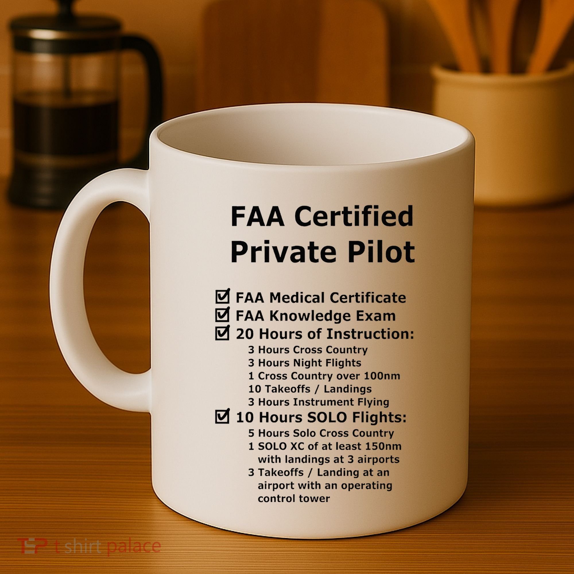 Private Pilot Requirements & Completion Checks Coffee Mug