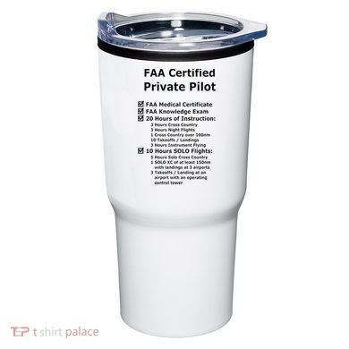 Private Pilot Requirements & Completion Checks Tumbler