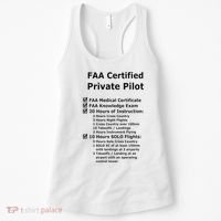 Private Pilot Requirements & Completion Checks Women's Tank Top thumb 0