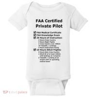 Private Pilot Requirements & Completion Checks Baby Bodysuit thumb 0
