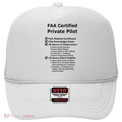 Private Pilot Requirements & Completion Checks Hat