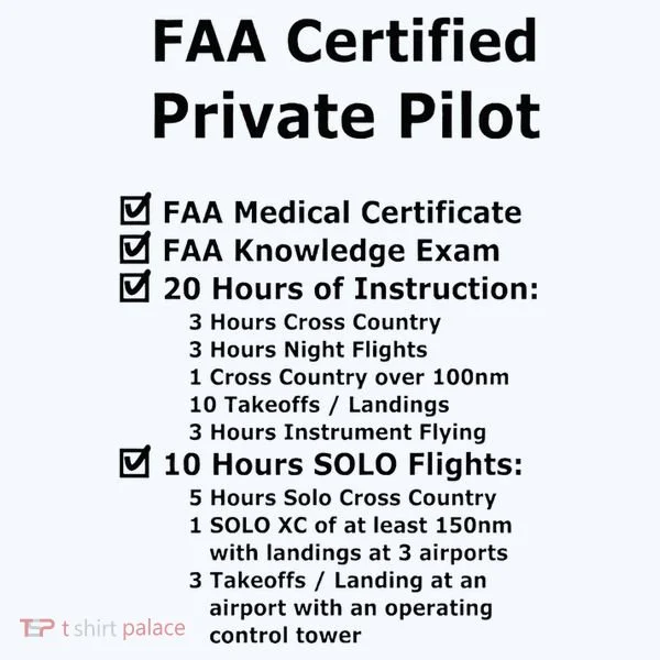 Private Pilot Requirements & Completion Checks Hat