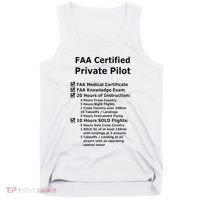 Private Pilot Requirements & Completion Checks Tank Top thumb 0