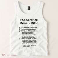 Private Pilot Requirements & Completion Checks Tank Top thumb 2