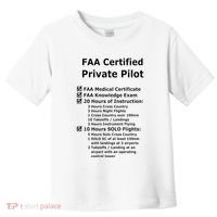 Private Pilot Requirements & Completion Checks Toddler T-Shirt thumb 0