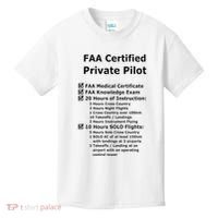 Private Pilot Requirements & Completion Checks Kids T-Shirt thumb 0