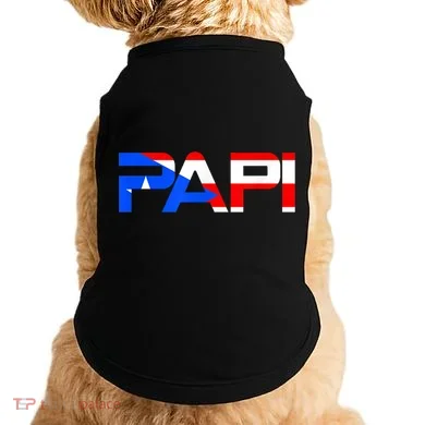 Papi Puerto Rico Flag Doggie Tank