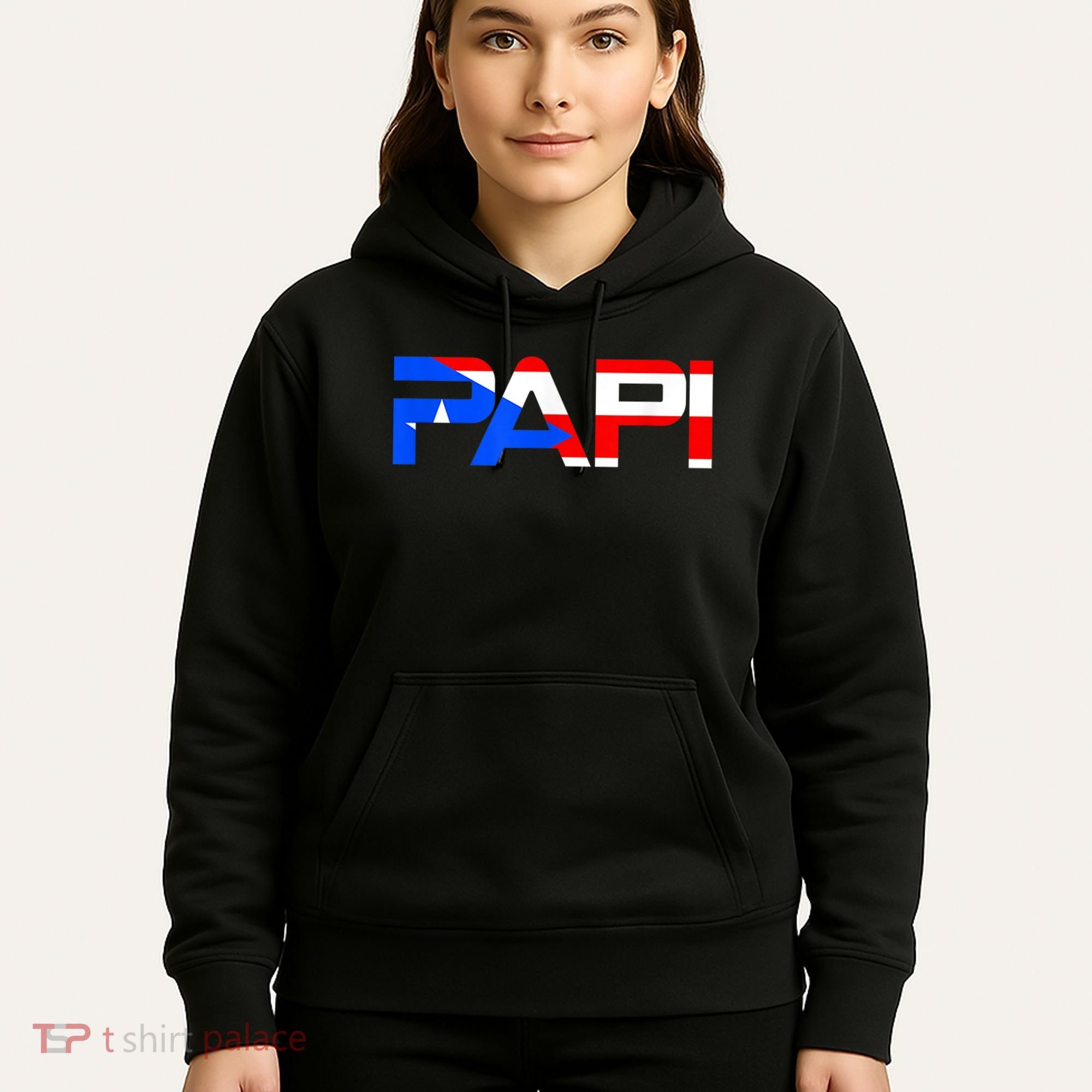 Papi Puerto Rico Flag Hoodie