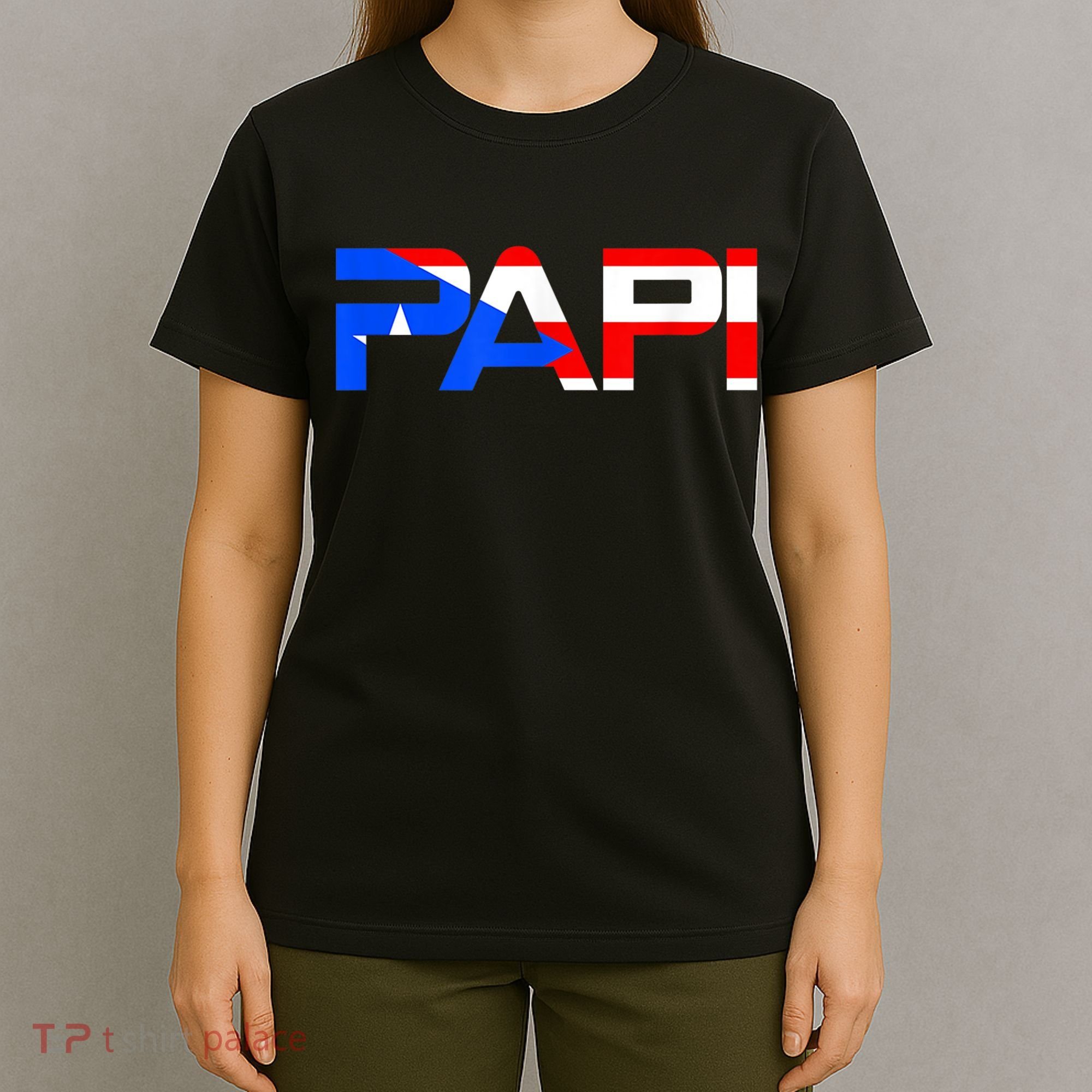 Papi Puerto Rico Flag T-Shirt